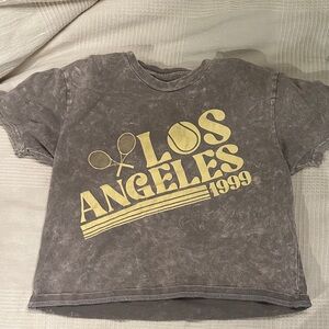 Rebellious One Gray and Yellow Los Angeles 1999 Tee